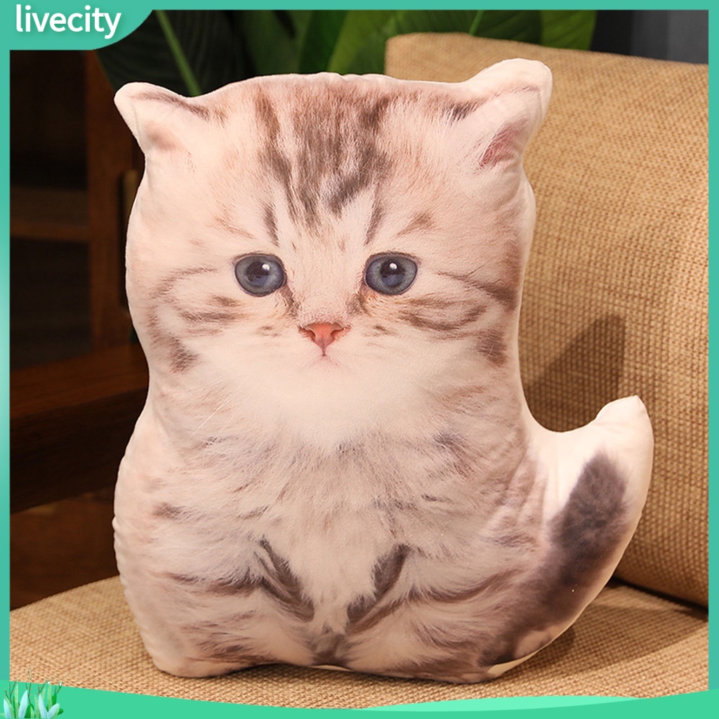 Đồ chơi nhồi bông Hình Chó Mèo Chống Biến Dạng Trang Trí Nội Thất