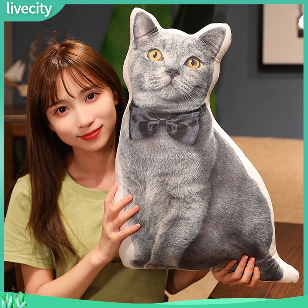 Đồ chơi nhồi bông Hình Chó Mèo Chống Biến Dạng Trang Trí Nội Thất