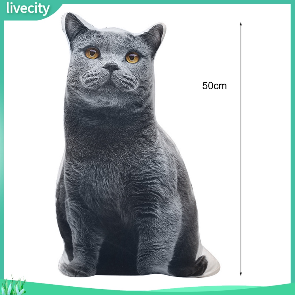 Đồ chơi nhồi bông Hình Chó Mèo Chống Biến Dạng Trang Trí Nội Thất