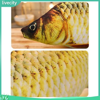 {livecity} Gối Ôm Mềm Mại Hình Cá Chép Độc Đáo