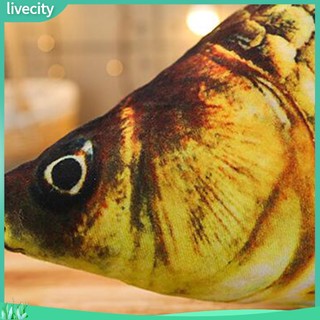 {livecity} Gối Ôm Mềm Mại Hình Cá Chép Độc Đáo