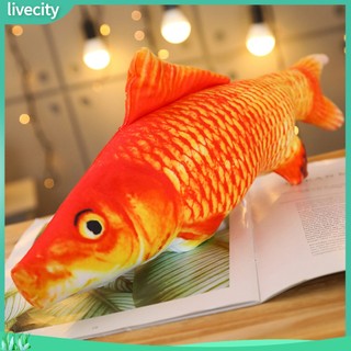 {livecity} Gối Ôm Mềm Mại Hình Cá Chép Độc Đáo