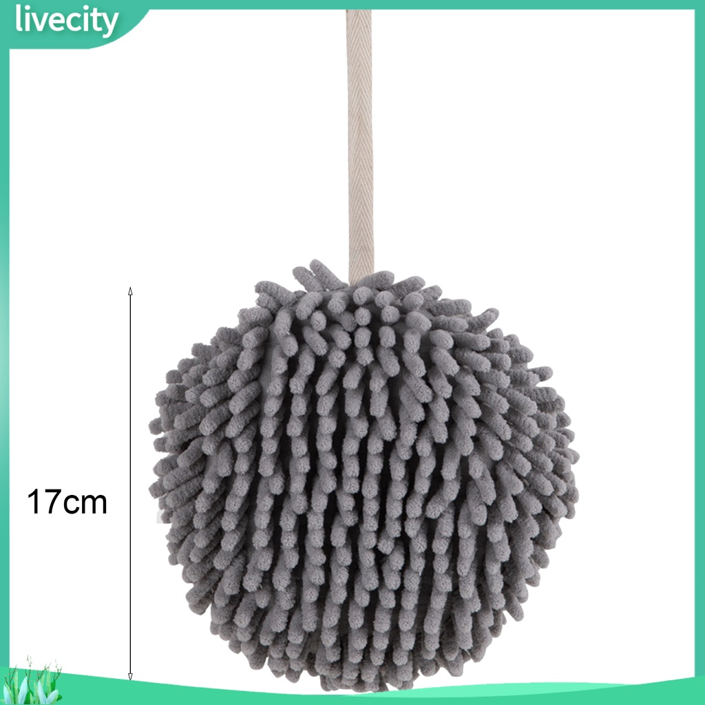 Khăn lau tay treo tường nhà bếp/khách sạn thấm hút tốt khô nhanh chống mài mòn tiện dụng