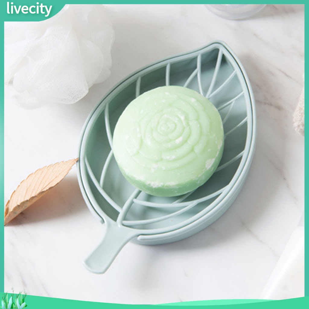 Khay Để Xà Phòng Hình Chiếc Lá Sáng Tạo
