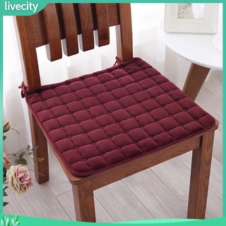 {livecity} Đệm Lót Ghế Chống Trượt Màu Trơn 40cm / 45cm