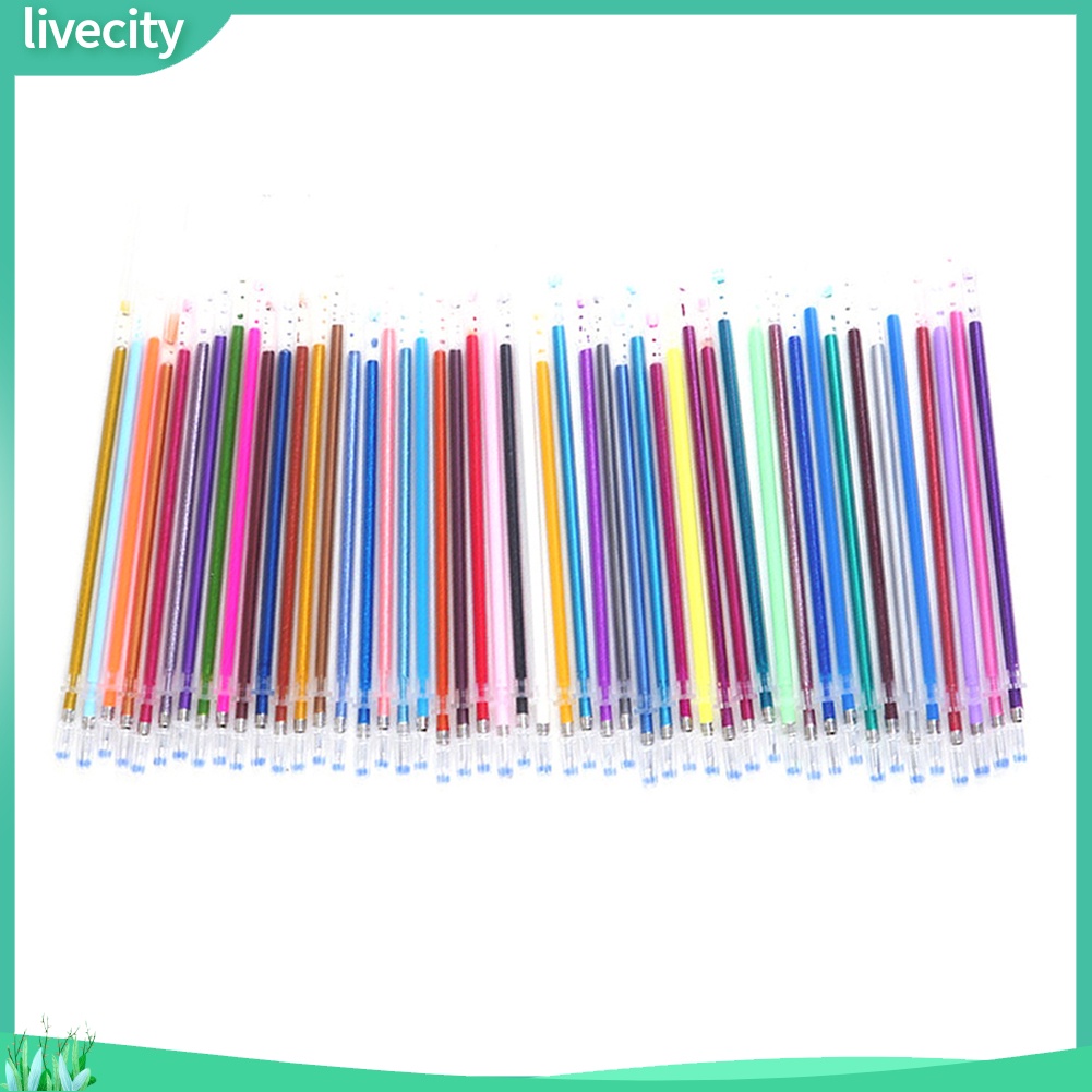 Set 12/24/36/48/100 Ruột Bút Gel Thay Thế 1mm