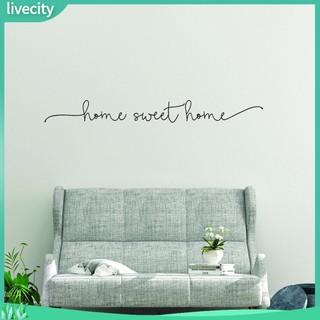 {livecity} Miếng Dán Tường Hình Chữ Trang Trí Nhà Cửa