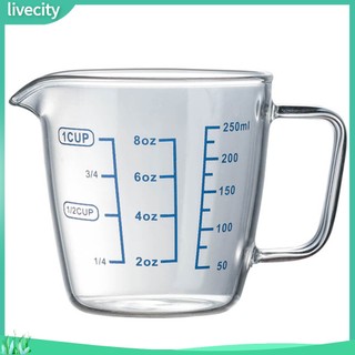 {livecity} Cốc đo thủy tinh 250/500ml