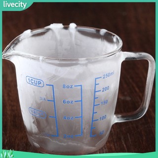 {livecity} Cốc đo thủy tinh 250/500ml