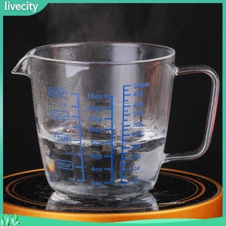 {livecity} Cốc đo thủy tinh 250/500ml