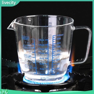 {livecity} Cốc đo thủy tinh 250/500ml
