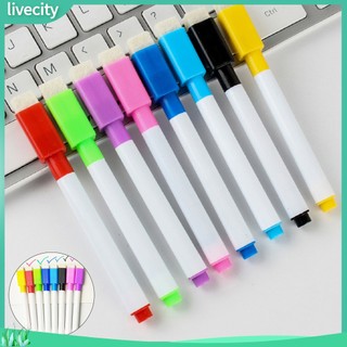 {livecity} Bộ 8 bút lông viết bảng trắng chuyên dụng tiện lợi