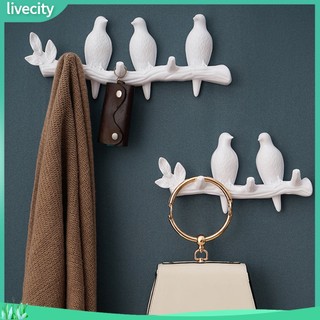 {livecity} Móc Treo Đồ Gắn Tường Hình Chim