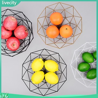 {livecity} Rổ Kim Loại Đựng Hoa Quả Tiện Dụng