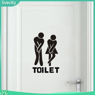 {livecity} Miếng dán decal trang trí nhà tắm