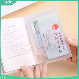 {livecity} Vỏ Bọc Hộ Chiếu Chống Thấm Nước