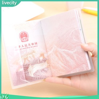 {livecity} Vỏ Bọc Hộ Chiếu Chống Thấm Nước