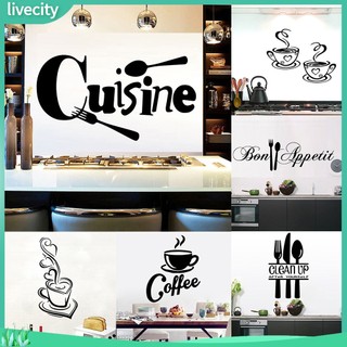 Decal Dán Tường Hình Dao Nĩa