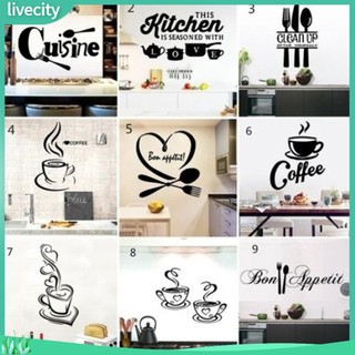 {livecity} Decal Dán Tường Hình Dao Nĩa