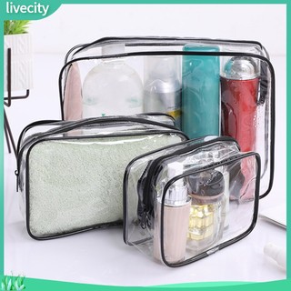 {livecity} Túi Đựng Mỹ Phẩm Chống Thấm Nước Tiện Lợi Đi Du Lịch