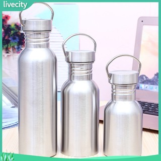 {livecity} Bình Nước Inox 350/500/750ml Dùng Để Đi Du Lịch