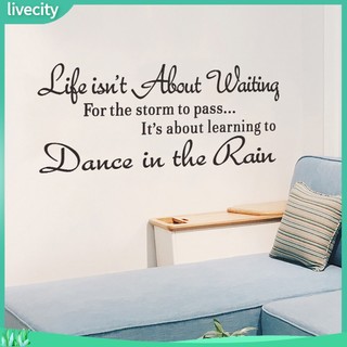 {livecity} Hình dán tường châm ngôn tiếng Anh