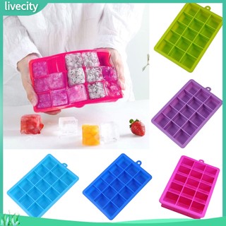 {livecity} Khay Làm Đá 15 Ngăn Bằng Silicon