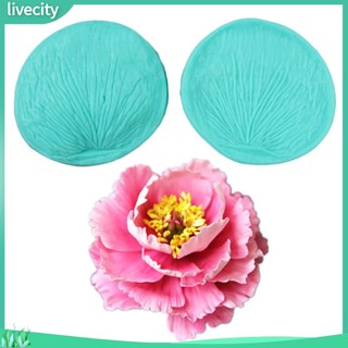 {livecity} Khuôn làm bánh kẹo hình cánh hoa hồng bằng silicon