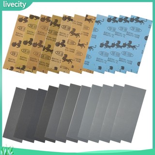 {livecity} Giấy nhám loại 400 / 600 / 800 / 1000 / 1200 / 1500 / 2000 / 2500 chất lượng cao