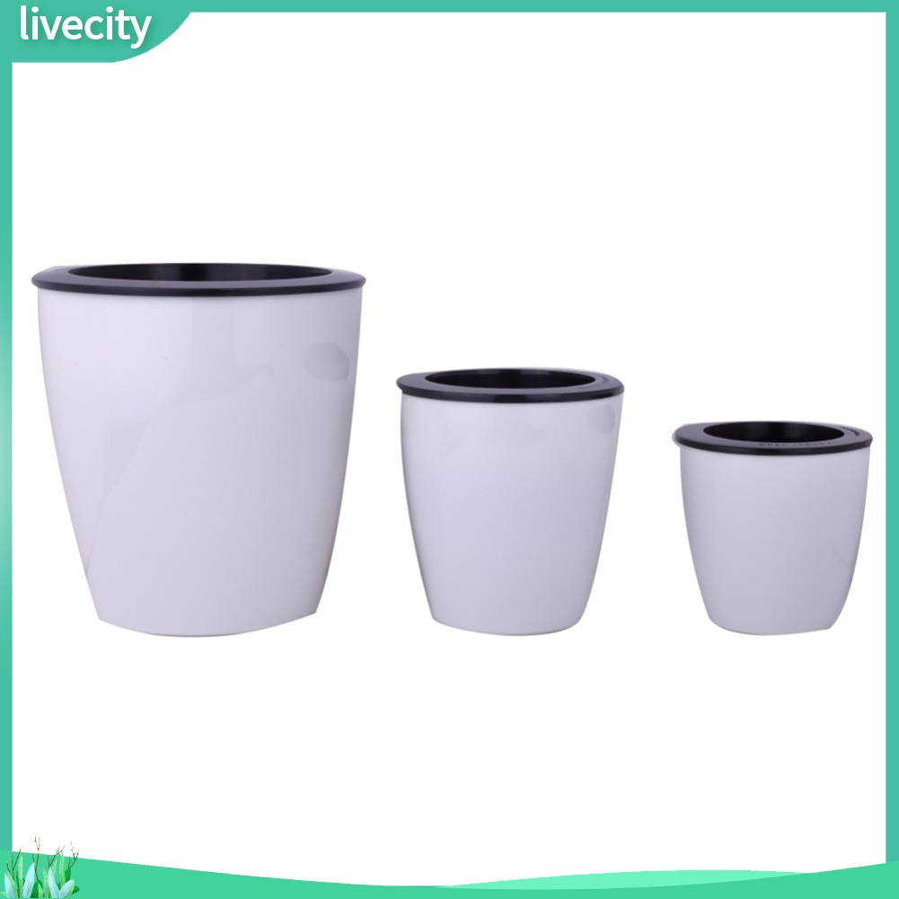 Chậu hoa treo tường tự tưới nước trang trí nhà cửa tùy chọn kích thước