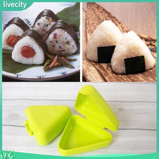 {livecity} Khuôn tam giác tự làm cơm nắm tiện dụng