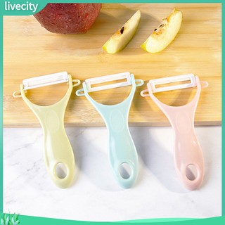 {livecity} Dao bào gọt vỏ rau củ quả lưỡi gốm đa năng