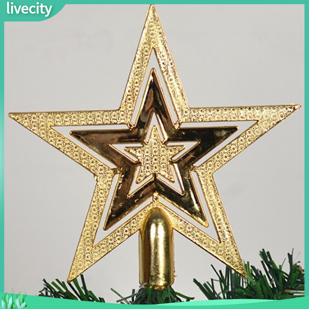 Ngôi sao lấp lánh dành cho trang trí cây thông noel dịp Giáng Sinh