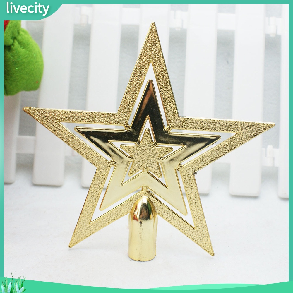 Ngôi sao lấp lánh dành cho trang trí cây thông noel dịp Giáng Sinh