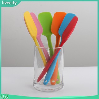 {livecity} Muỗng silicone trộn bột làm bánh
