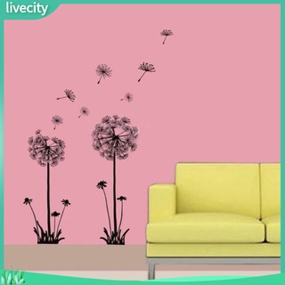 {livecity} Decal Dán Tường Hình Hoa Bồ Công Anh