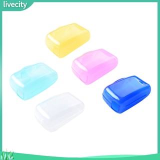 {livecity} Set 5 Nắp Đậy Bàn Chải Đánh Răng Du Lịch