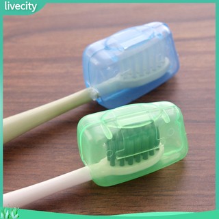 {livecity} Set 5 Nắp Đậy Bàn Chải Đánh Răng Du Lịch