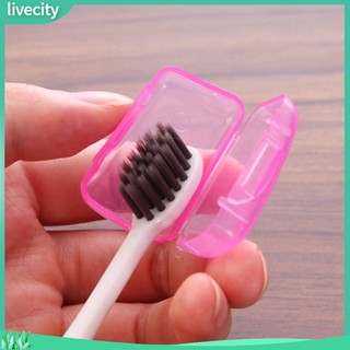 {livecity} Set 5 Nắp Đậy Bàn Chải Đánh Răng Du Lịch