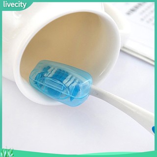 {livecity} Set 5 Nắp Đậy Bàn Chải Đánh Răng Du Lịch