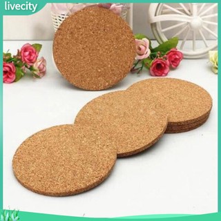{livecity} Bộ 6 đế lót ly bằng gỗ