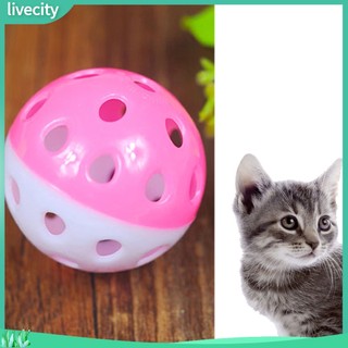 {livecity} Quả Bóng Lục Lạc Bằng Nhựa Thú Vị Cho Thú Cưng