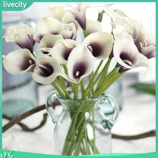 {livecity} 1 Bó Hoa Lily Nhân Tạo Trang Trí Tiệc Cưới