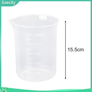 {livecity} Cốc đo lường trong suốt 250ml