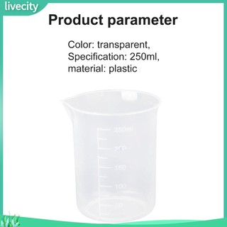 {livecity} Cốc đo lường trong suốt 250ml