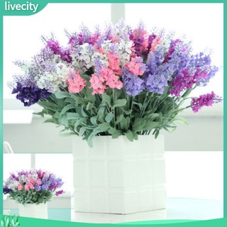 {livecity} Hoa oải hương giả trang trí nhà cửa