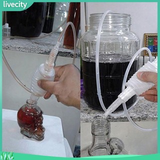 {livecity} Ống Siphon có dây dẫn bằng nhựa dùng trong sản xuất bia rượu tại nhà