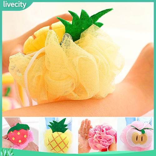 {livecity} Bông tắm hình hoa quả
