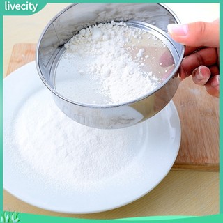 {livecity} Rây bột bằng inox tiện dụng khi làm bánh
