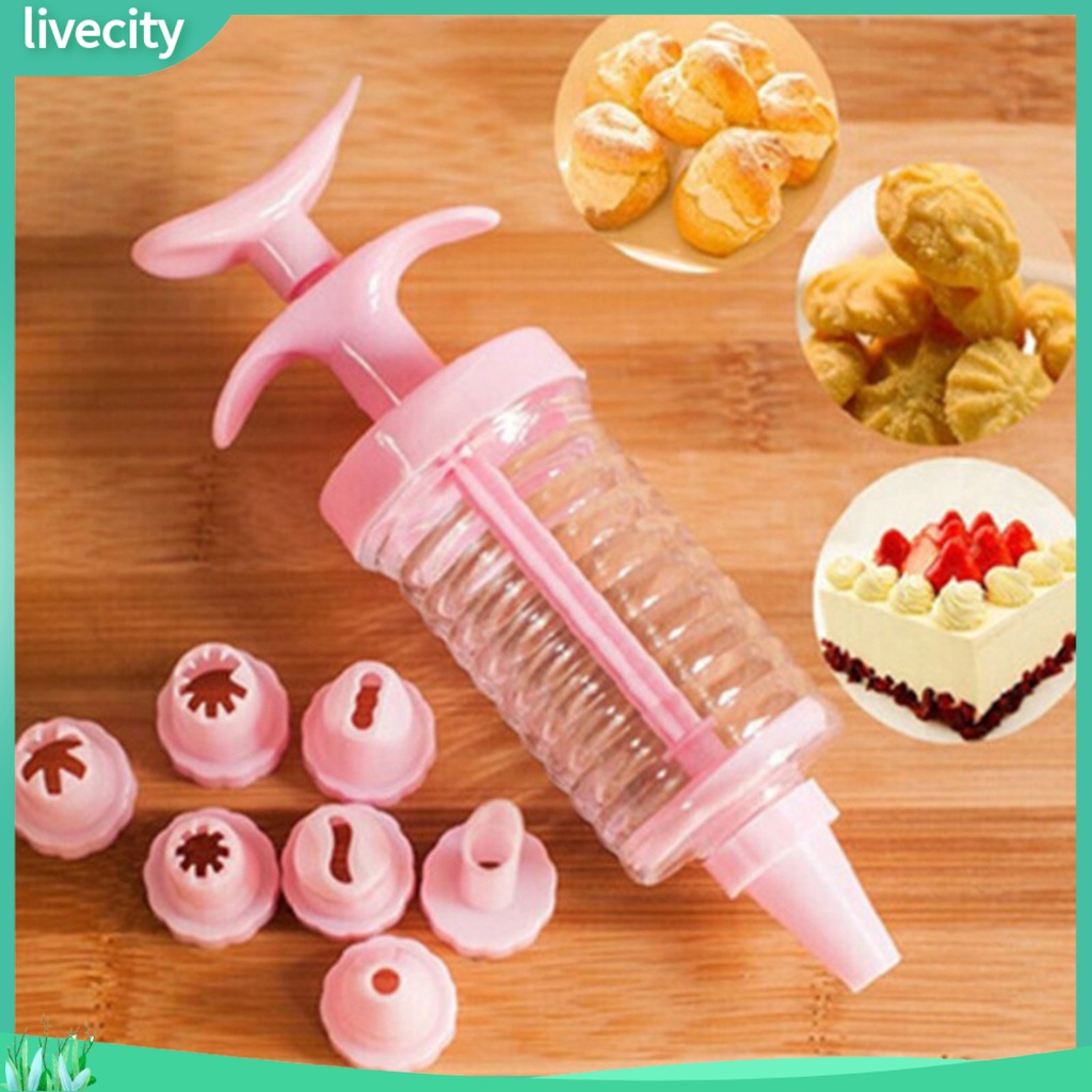 {livecity} Dụng cụ hỗ trợ bắt bông kem trang trí bánh đa năng tiện dụng